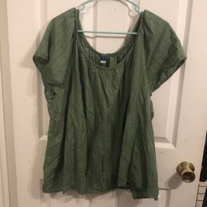 Off the shoulder flowy top